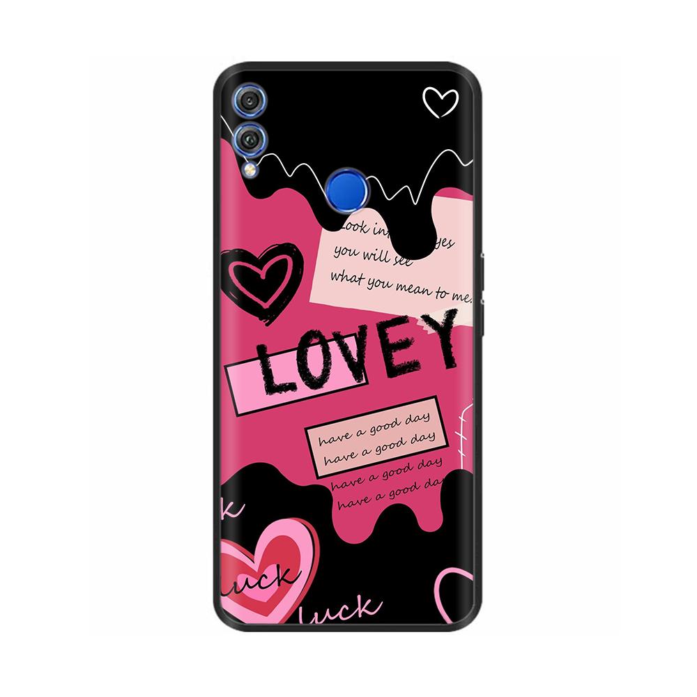Shockproof Cover For Honor 8X Case Soft TPU Silicone Back Cover For Huawei Honor 8X Cases Honor8X Animals Painted Cover Fundas