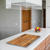 Plaque de protection en verre pour cuisinière 2x40x52 Bois