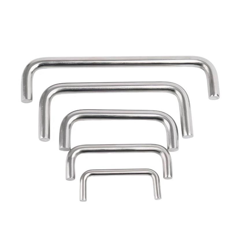 Stainless Steel U-Shaped Pull Handle for Cabinets, Wardrobes, and Electrical Boxes