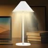 Cordless Rechargeable Table Lamp LED Nightstand Lamp Touch Control Desktop Night Light For Bedroom Dimmable Bedside Lighting