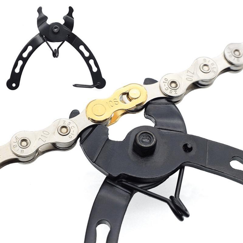 2pcs/set Mini Bike Chain Quick Link Tool Chain Clamp Repair Tools Pliers Mini Mountain Bike Quick Removal Install Plier Bicycle Accessory