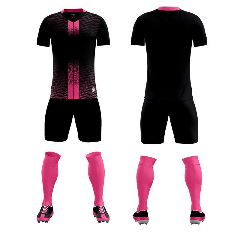Children'S Football Uniform Set, Male And Female Adult Sports Training Clothing, Short Sleeve Middle Football Uniform