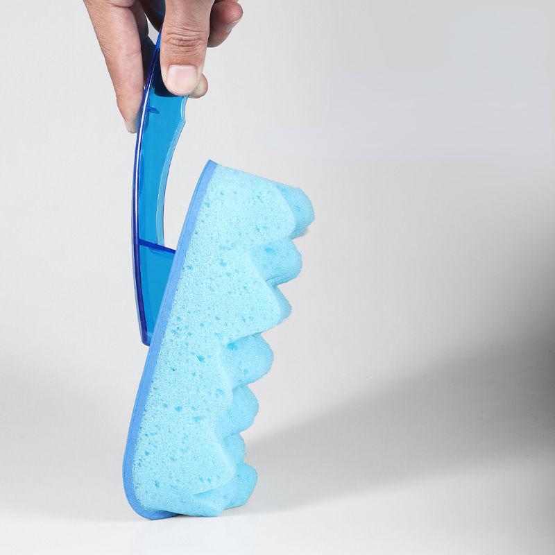 Car Wash Sponge Brush with Handle Foam High-density Water-absorbing Car with Large Sponge Block Brush Car Tool Supplies