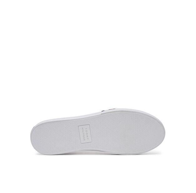 Мужские кроссовки Tommy Hilfiger Th hi vulc street lth patch fm0fm05312 белые