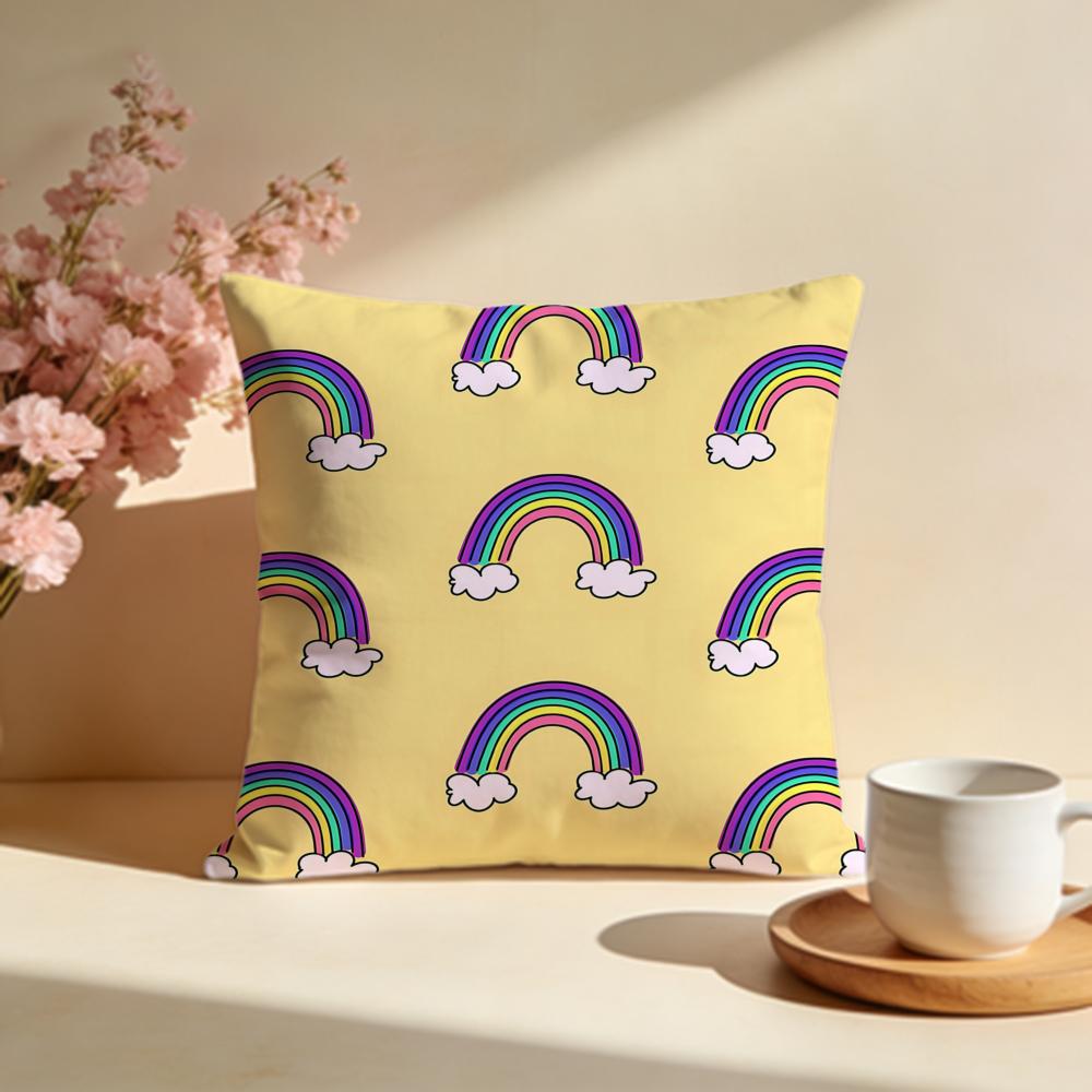 Funda de cojín Arcoíris Vibrante Fundas de almohada suaves para el hogar, dormitorio, sala de estar, sofá