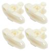 15pcs Greenhouses Pulley Plastic White Durable Ventilator Pulley Wheel for Agriculture Livestock Farms Greenhouses