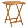 vidaXL Klappbarer Gartentisch 60x60x75 cm Massivholz Akazie