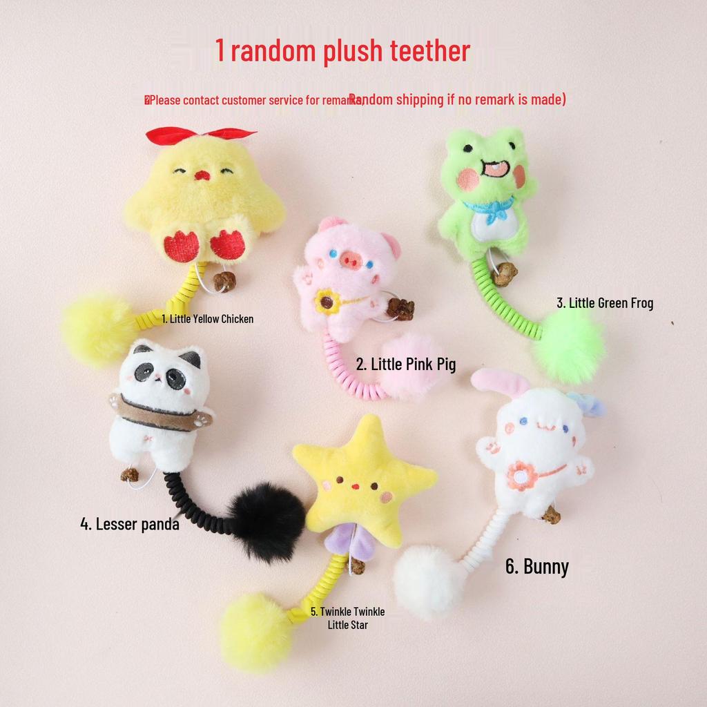 Kitten Toy Chew & Scratch Rope - Cute, Durable, Teething Fun for Cleaning Teeth & Gums.
