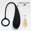 Waterproof Silent Wireless Remote Control Cock Ring Vibrator – Couple's Adult Sex Toy for Men & Women, Rechargeable Vibrating Egg