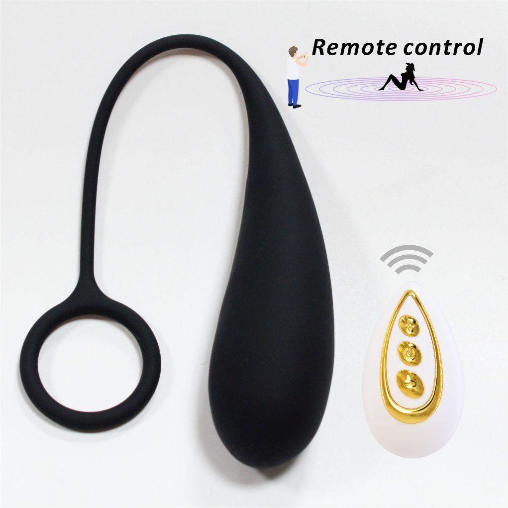 Waterproof Silent Wireless Remote Control Cock Ring Vibrator – Couple's Adult Sex Toy for Men & Women, Rechargeable Vibrating Egg