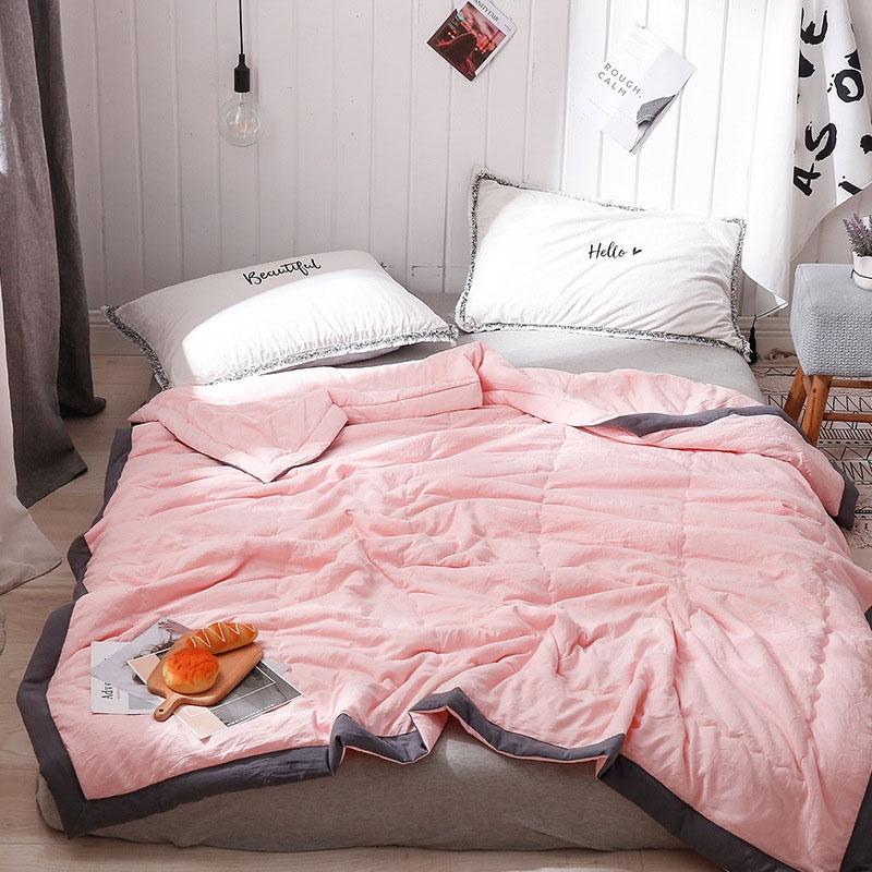 Summer Cool Air Conditioner Blanket For Single/double Beds Lightweight And Breathable