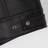 Gilet da uomo Gilet nero per abbigliamento Gilet da uomo in pelle PU Gilet con colletto alla coreana senza maniche per abbigliamento da uomo