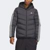 Adidas Sport Performance Colorblock Long Sleeve Hooded Down Jacket Men Outerwear Black IK7601
