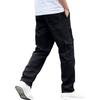 Men's Baggy Pants Casual Wide Leg Cargo Pants Elastic Waist Designer Streetwear Trousers