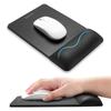 UnivoColors Mini Size Mouse Pad with Integrated Wrist Premium PU Memory Foam Ergonomic Portable for Business Trips and Smooth Mouse Operation with