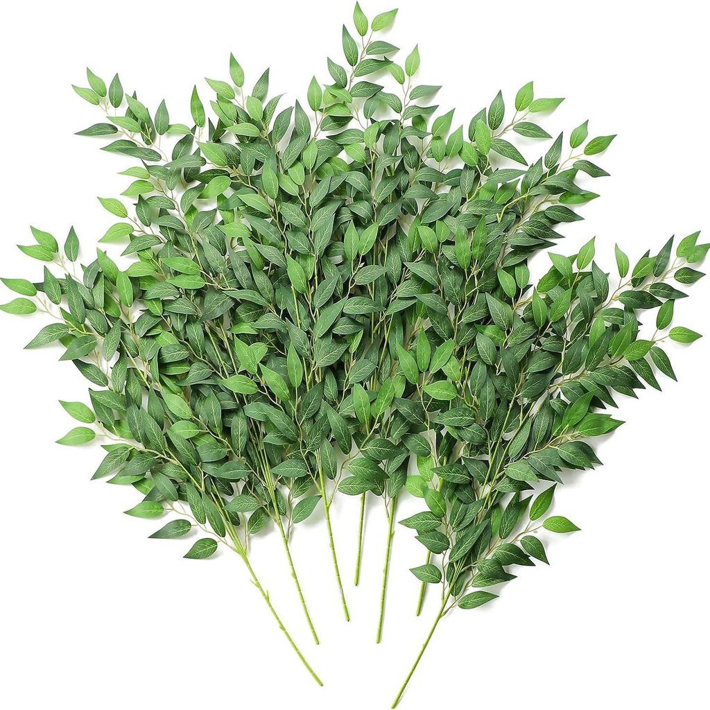 Artificial Date Leaf Green Plant for Indoor Decoration – Fake Flower Ornament for Wedding Bouquets and Accessories