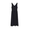 Lap Linen Shirring Ribbon Long Dress As2wo520