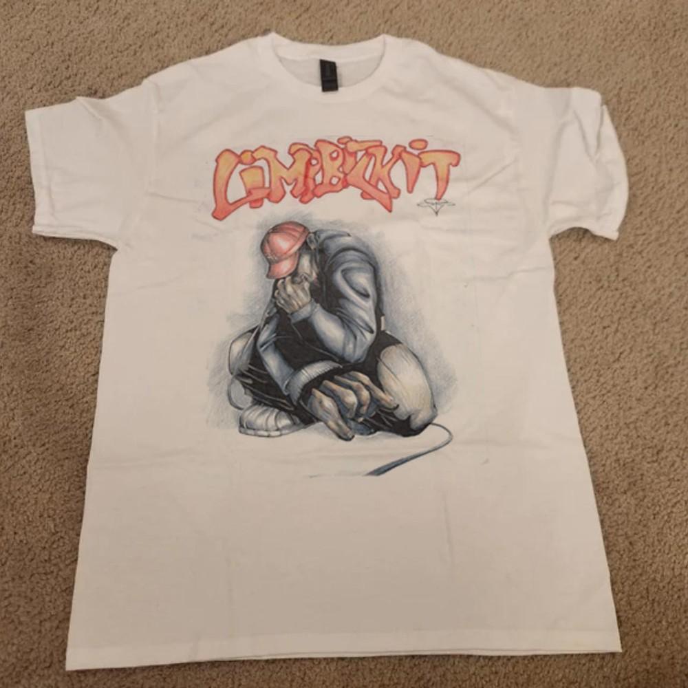 Vintage Limp bizkitt WHite Shirt Unisex Concert S to 5XL AR406 Unisex T-Shirt XL