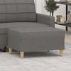 349272 vidaXL Footrest Dark Grey 70x55x41 Cm Fabric