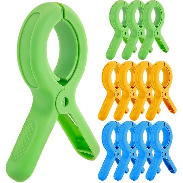 Beach Towel Clips for Chairs Cruise-Clothesp 12 pcs Heavy Duty Laundry Clamps Clothes Pegs Chair Clips Towel Holder Windproof Clothes P for Lounge