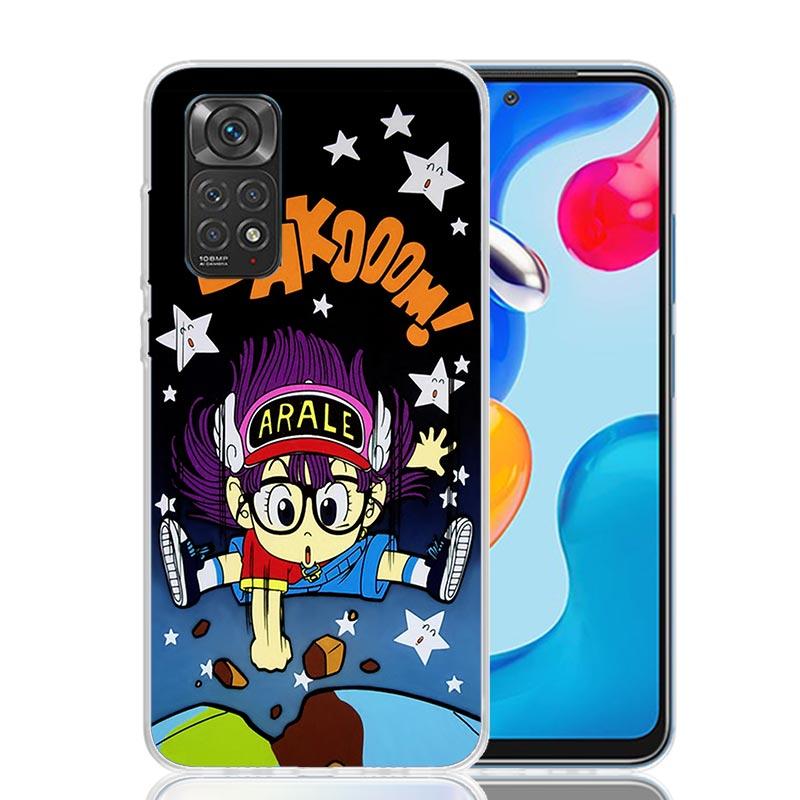 Dr Slump Arale Anime Phone Case For Xiaomi Redmi Note 15 14 13 12S 12 Pro Plus 11S 11E 11 11T 10S 10 Art Soft Pattern Cover Redm