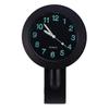 Motorcycle Clock Waterproof Radio Digital Aluminum Handlebar Mount Watch, Motorcycle
