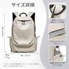 SHCER Rucksack Damen Herren Große Kapazität 20L A4 PC-Aufbewahrung Leichtgewicht 600g Wasserdicht Langlebig Mehrere Taschen Stilvoll Einfach Pendeln Schule Reisen