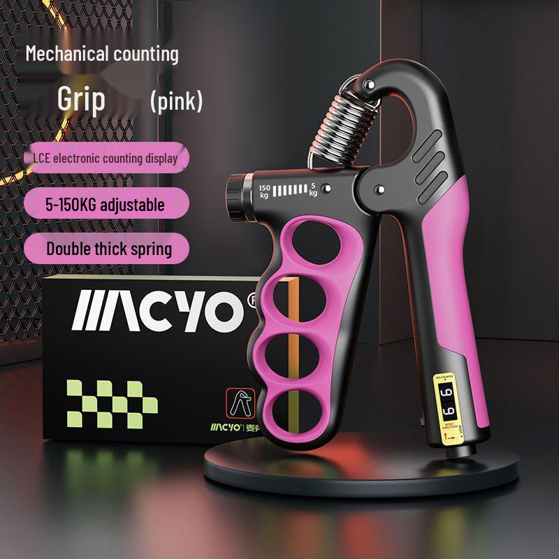 

MACYO Adjustable Electronic Counting Hand Gripper for Forearm Muscle and Five-Finger Training