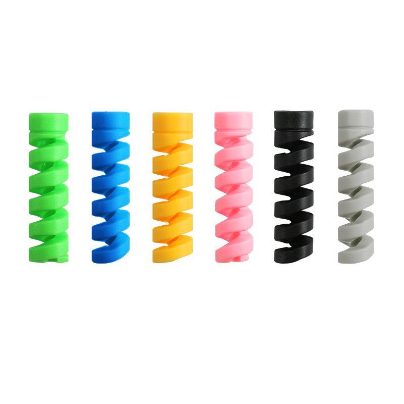 Silikon-Spiral-Kabelhülle - Bruchschutz für Ladekabel