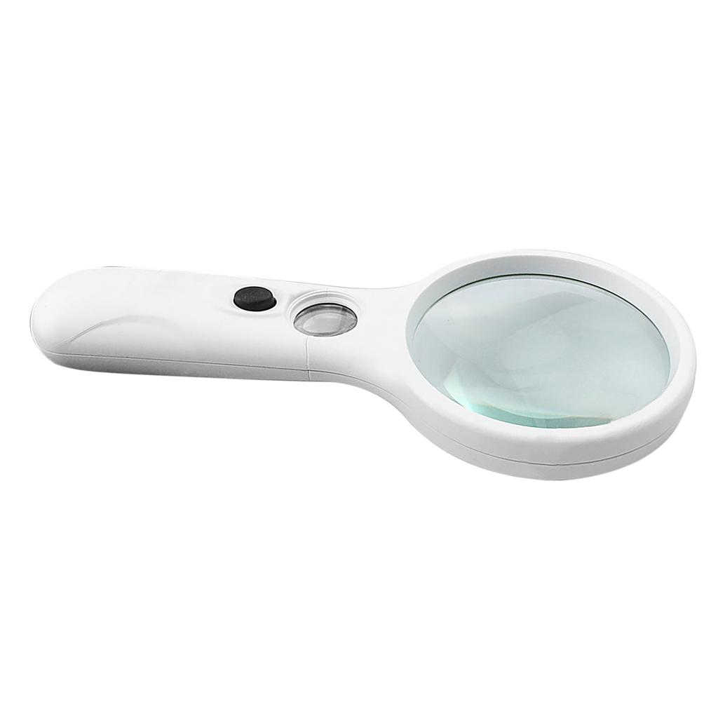 Magnifying Glass LED 3X 45X Magnification Handheld Magnifier Lens for Reading Repair