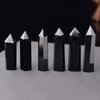 Elegant And Timeless 100% Natural Obsidian Black Quartz Crystal Stone Point Healing Hexagonal Wand