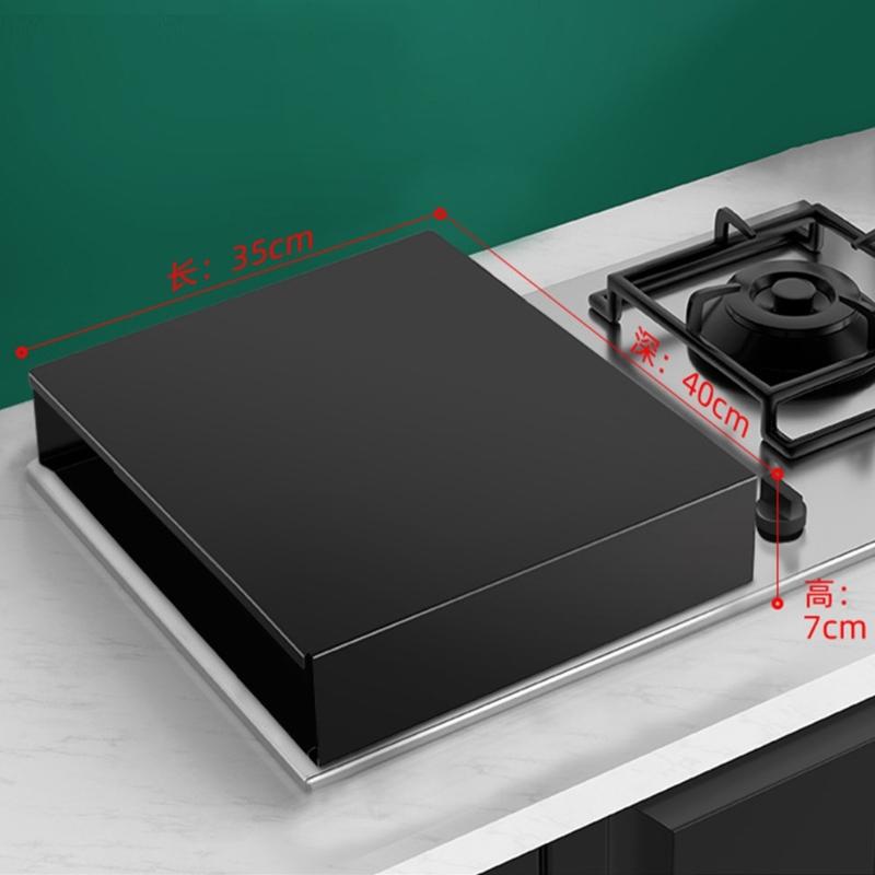 Moderne Herdplatten-Schutzfolie Feuerfestes Design Verdeckt Brenner Verformungsbeständig unter hohen Temperaturen Für Küche