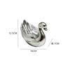 Soap dish ceramic swan soap box drain water no punching bathroom household sink storage rack bathroom accessories