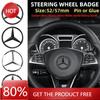Car Sticker 1pcs 52mm 57mm Car Steering Wheel Badge Emblem Sticker for Mercedes Benz Maybach W204 W205 W211 W21 C260 E300 W205 W