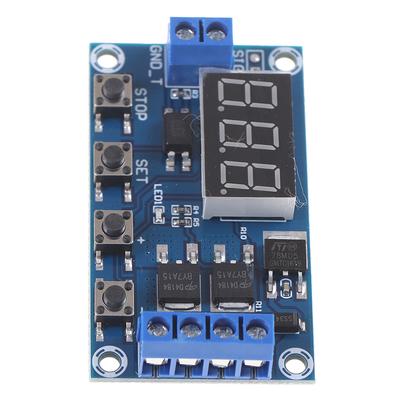 Dc 6-30V Dual Mos LED Digitale Temporizzato Relè Interruttore Modulo Circuito Scheda
