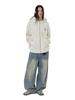 Openyard(Oy) Metal Logo Hoodie Zip Up - White