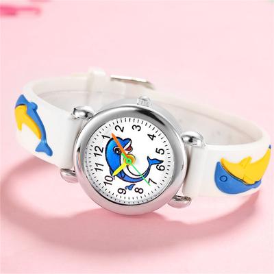 Niedliche Cartoon-Muster-Uhren für Kinder, Kinder, Jungen, Quarz-Analog-Armbanduhr, Geschenk