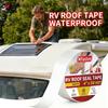 RV Roof Repair Tape White Waterproof Tape for Trailers and Photovoltaic Systems Heavy Duty Waterproof Tape RV Accessories