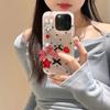 Cute Strawberry Bowknot Bag Charm Charming Strawberry Bowknot Keychain for Trendsetters Sturdy Key Chain Pendant