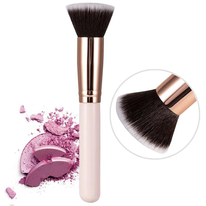 1PCS Makeup Brushes Flat Top Kabuki Foundation Makeup Brush for Liquid Cream Powder Contour Blending Cosmetic Beauty Tool