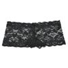Dámské sexy prodyšné jednobarevné krajkové perspektivy Kalhotky Erotické spodní prádlo