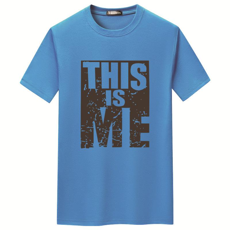 QICED Letní triko s krátkým rukávem Pánské triko Trend s výstřihem do O