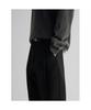 8Seconds Curved Wide Fit Cotton Slacks Black