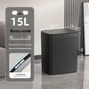 Intelligenter Sensor-Mülleimer mit Deckel - Leises automatisches Öffnen/Schließen für Küche & Wohnzimmer