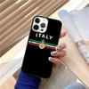 Italy Flag Mobile Phone Cases Cover For iPhone 17 Air 16 15 14 12 13 11 Pro MAX apple Plus SE2020 Coque