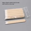 100/300/500 Bastoncini Cotton Fioc Punta Legno Unghie Usa e Getta Rimuovi Dettagli Ultra Bastoncini Correttori Smalto per Unghie Strumenti Manicure