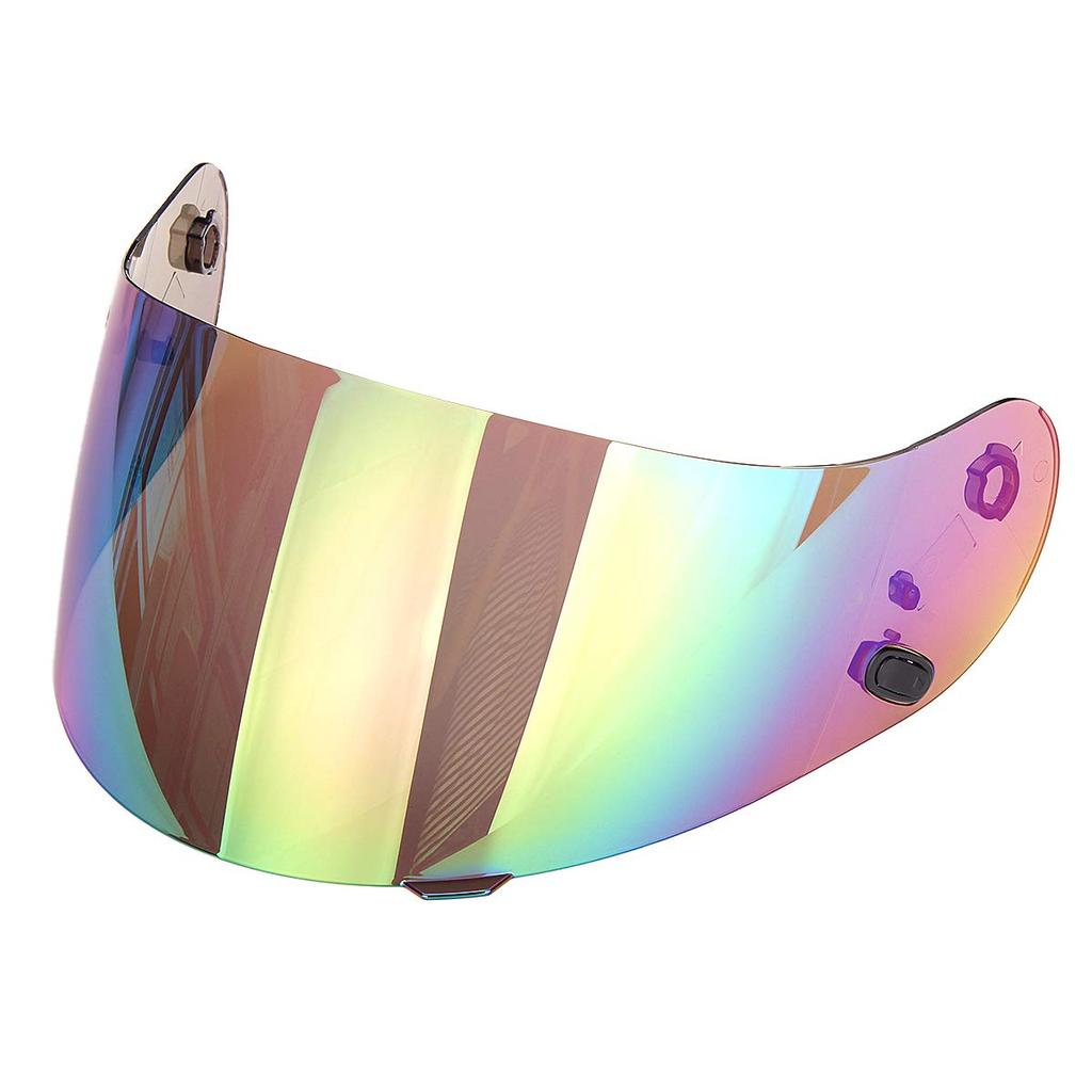 TOOWOO Motorcycle Helmet Lens Shield Visor for HJC CS-R1, CS-R2, and CS-15 - Rainbow