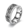 Men's Rotating Cross Titanium Steel Ring - European & American Style Stainless Steel Jewelry