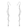 Wavy Beauty Style Exaggerated Tassel Chain Mid-length Ear Hooks Earrings