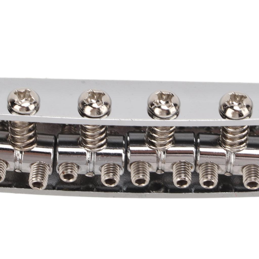 Electric Guitar Bridge 6 String Tailpiece Metal Instrument Accessory for